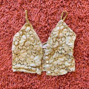 green urban outfitters bra top